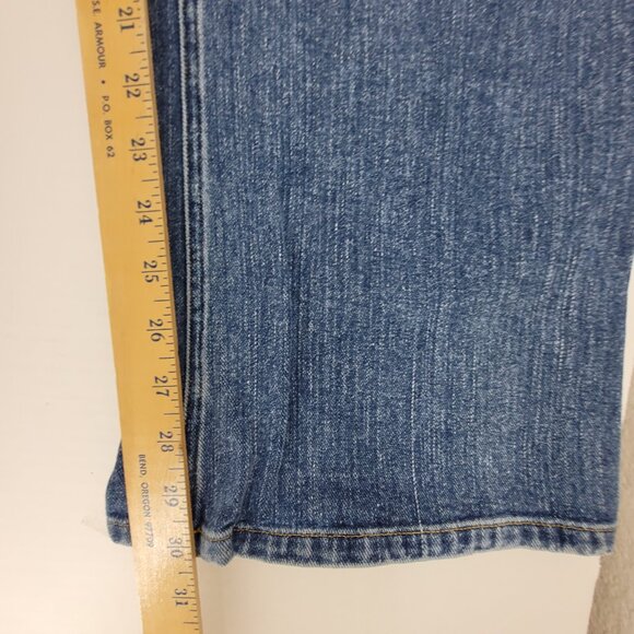 Jones Sport Jeans Women's 16 Blue Bootcut Stretch High Waist Pockets - Picture 8 of 10